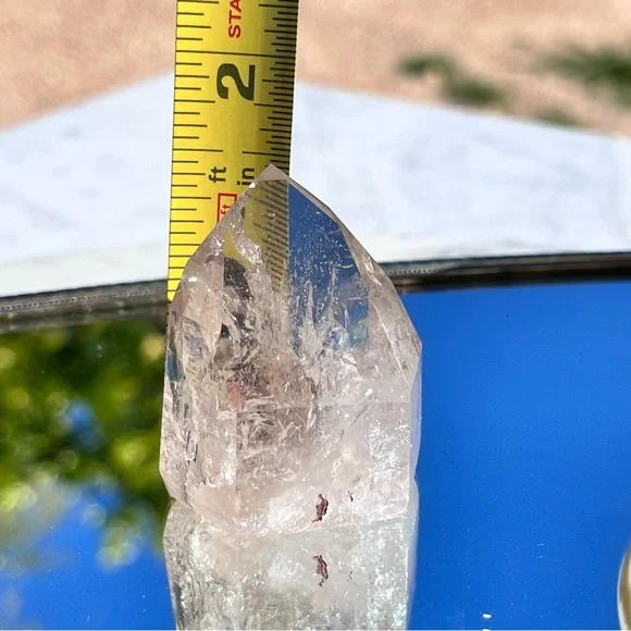 Smoky Quartz point, Mookite Jasper Heart, Green & Yellow Acorns, Onyx Bowl - Picture 16 of 17